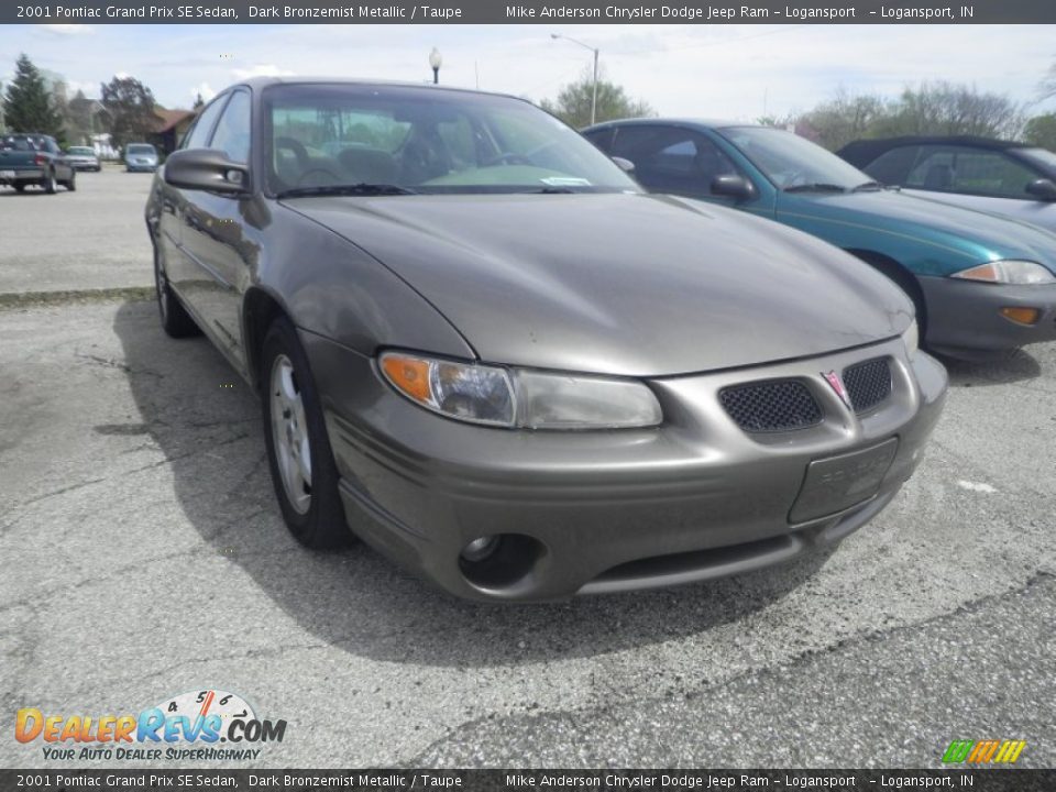2001 Pontiac Grand Prix SE Sedan Dark Bronzemist Metallic / Taupe Photo #1