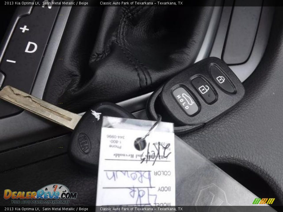 2013 Kia Optima LX Satin Metal Metallic / Beige Photo #31