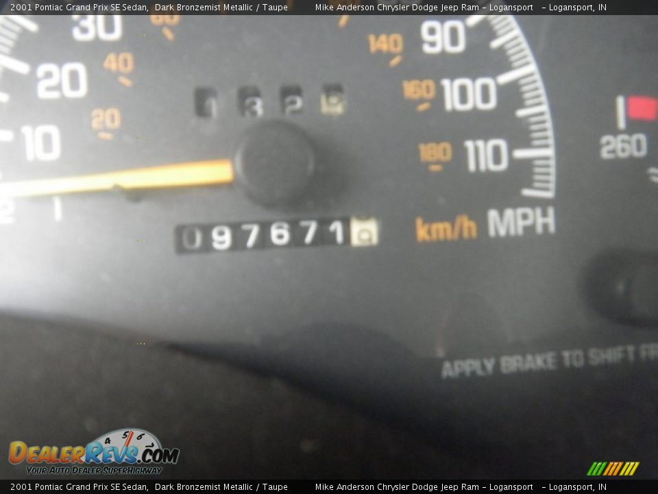 2001 Pontiac Grand Prix SE Sedan Dark Bronzemist Metallic / Taupe Photo #9