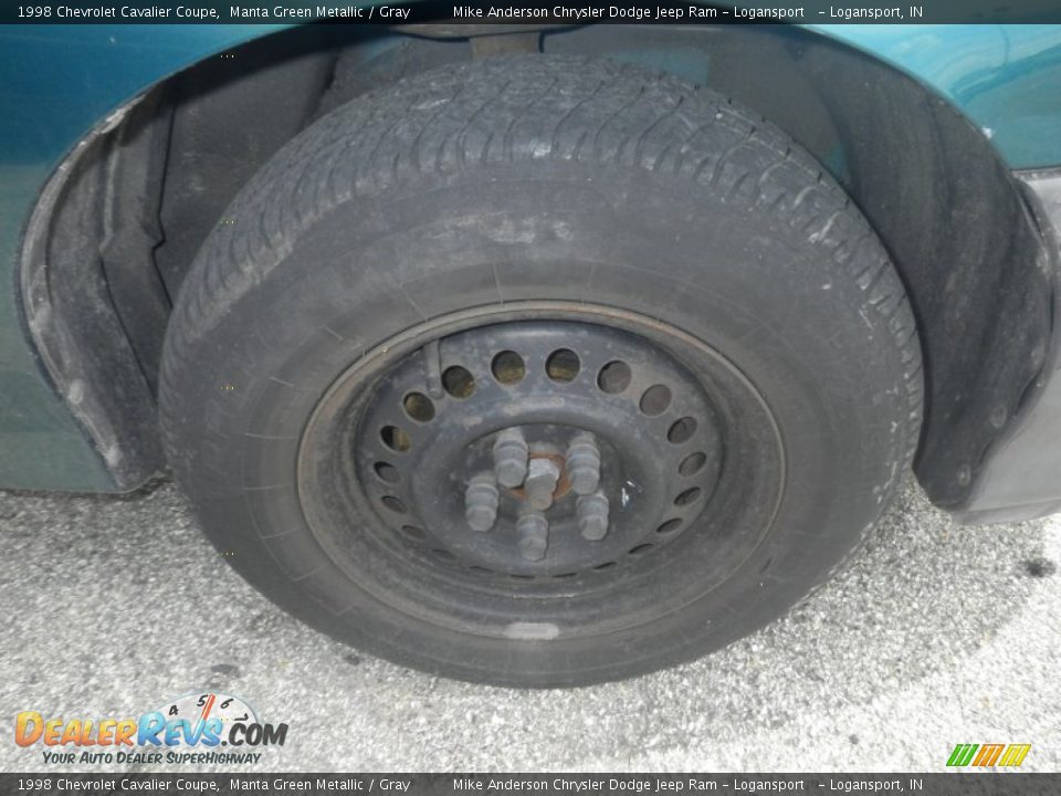1998 Chevrolet Cavalier Coupe Manta Green Metallic / Gray Photo #11