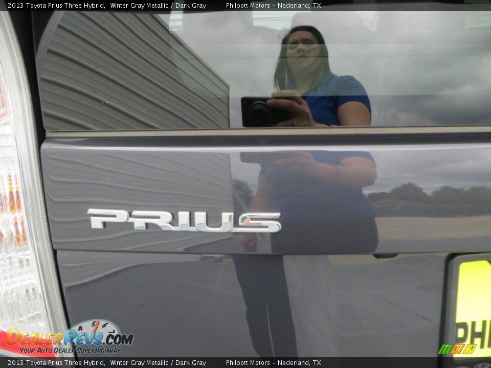 2013 Toyota Prius Three Hybrid Winter Gray Metallic / Dark Gray Photo #6