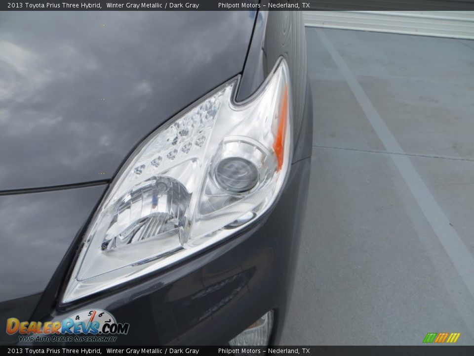 2013 Toyota Prius Three Hybrid Winter Gray Metallic / Dark Gray Photo #11