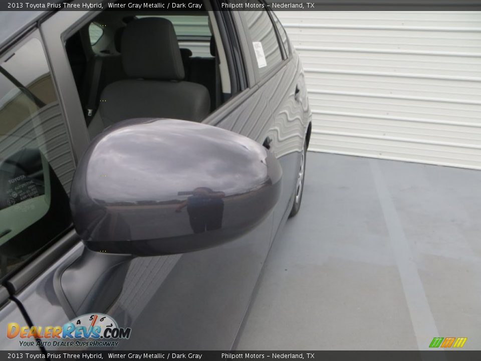2013 Toyota Prius Three Hybrid Winter Gray Metallic / Dark Gray Photo #14