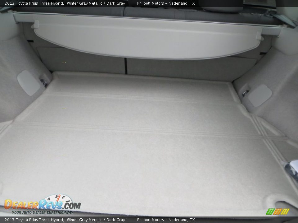 2013 Toyota Prius Three Hybrid Winter Gray Metallic / Dark Gray Photo #17