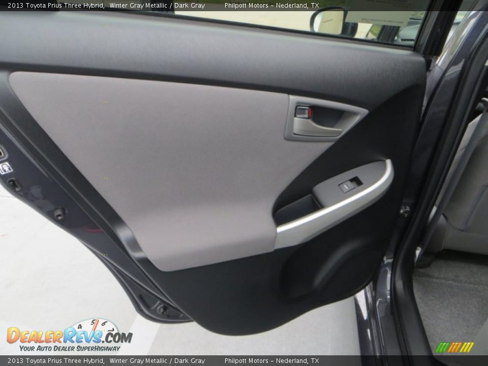2013 Toyota Prius Three Hybrid Winter Gray Metallic / Dark Gray Photo #20