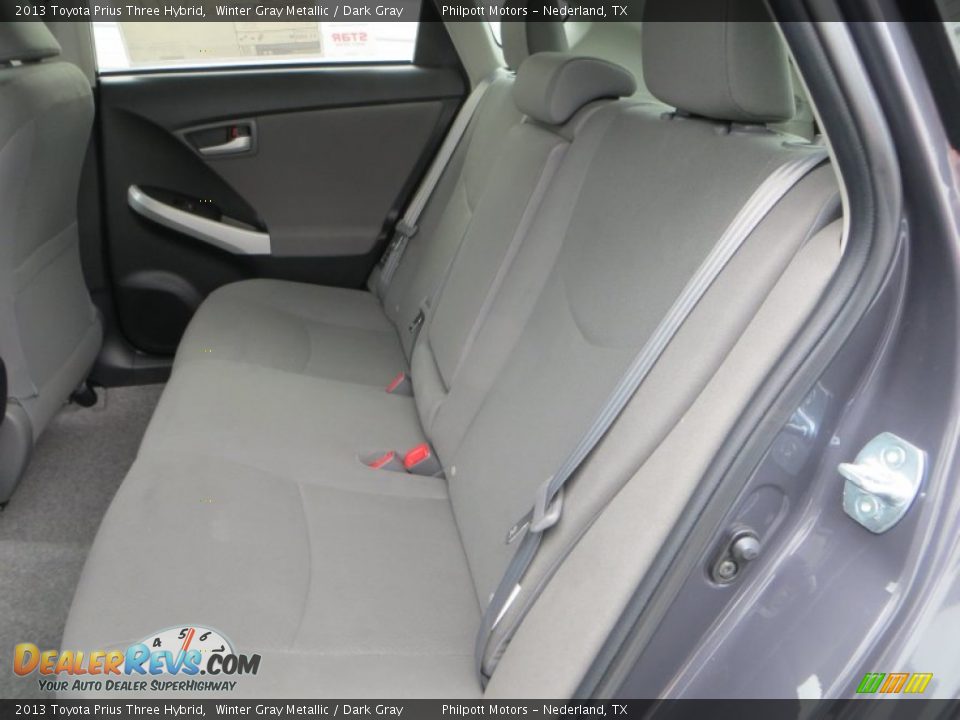 2013 Toyota Prius Three Hybrid Winter Gray Metallic / Dark Gray Photo #21