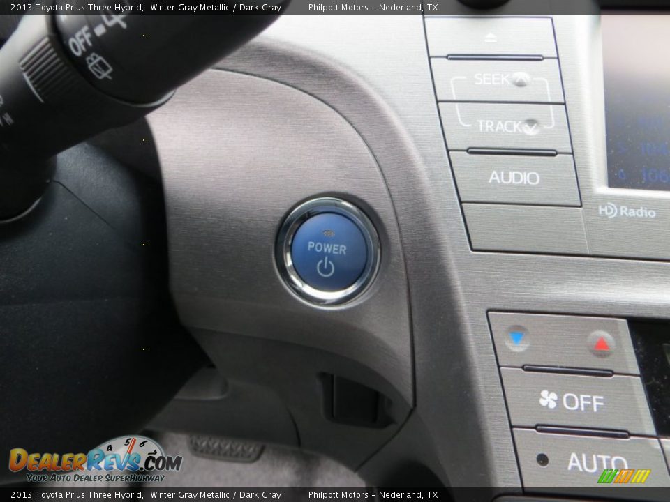 2013 Toyota Prius Three Hybrid Winter Gray Metallic / Dark Gray Photo #29