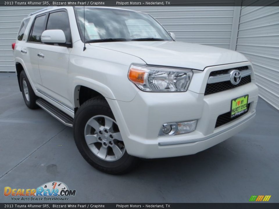 2013 Toyota 4Runner SR5 Blizzard White Pearl / Graphite Photo #1
