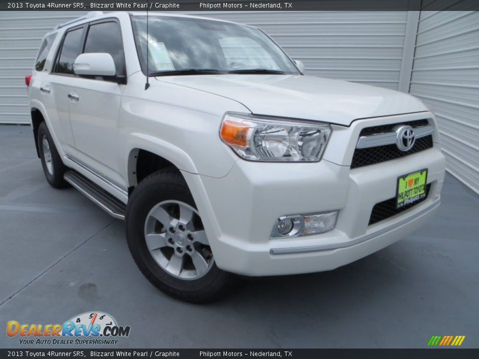 2013 Toyota 4Runner SR5 Blizzard White Pearl / Graphite Photo #2