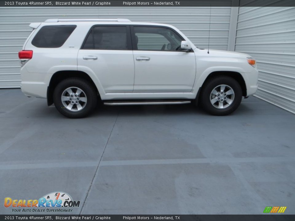2013 Toyota 4Runner SR5 Blizzard White Pearl / Graphite Photo #3