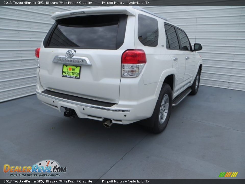 2013 Toyota 4Runner SR5 Blizzard White Pearl / Graphite Photo #4