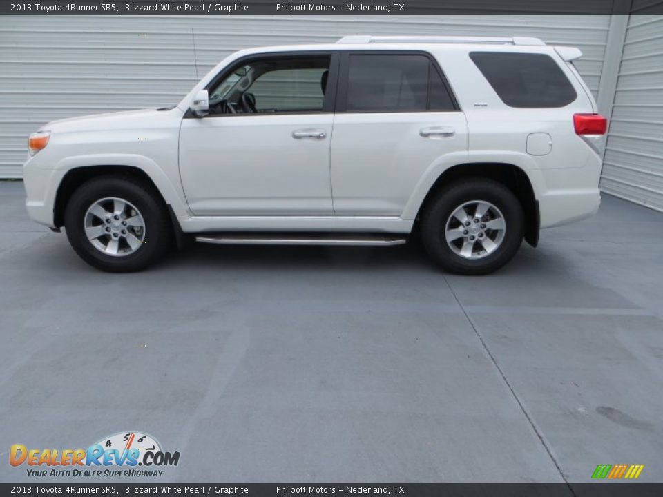 2013 Toyota 4Runner SR5 Blizzard White Pearl / Graphite Photo #8