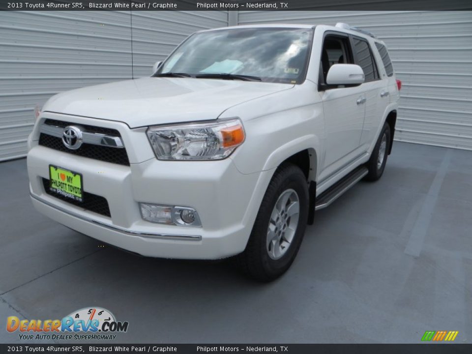 2013 Toyota 4Runner SR5 Blizzard White Pearl / Graphite Photo #9