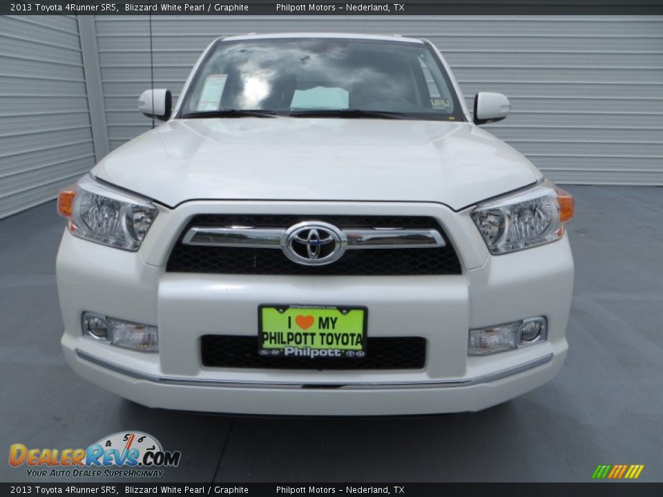 2013 Toyota 4Runner SR5 Blizzard White Pearl / Graphite Photo #10