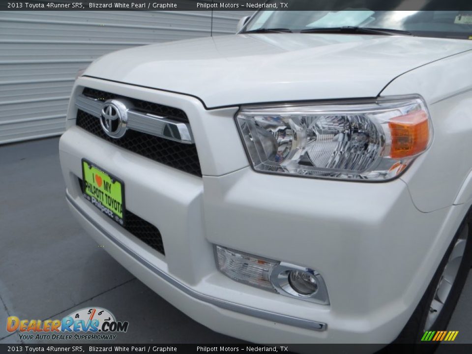 2013 Toyota 4Runner SR5 Blizzard White Pearl / Graphite Photo #12