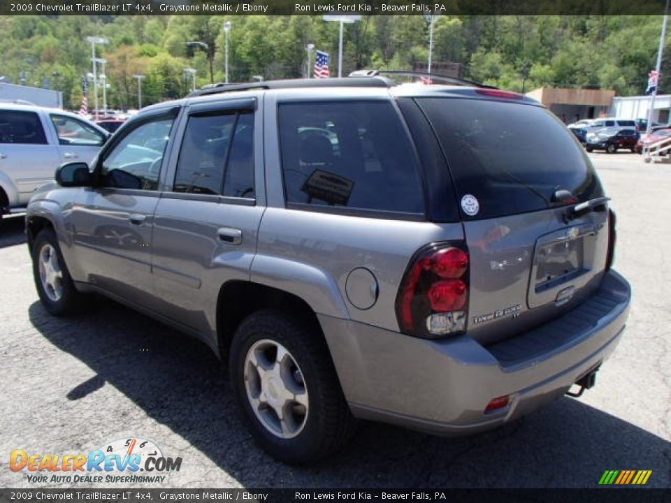 2009 Chevrolet TrailBlazer LT 4x4 Graystone Metallic / Ebony Photo #6