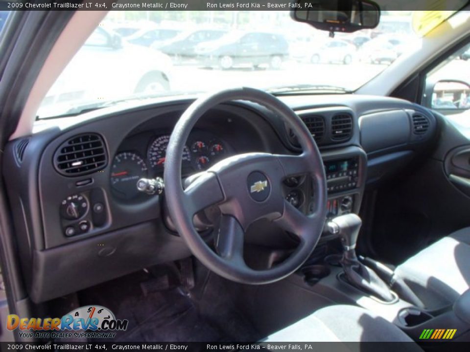 2009 Chevrolet TrailBlazer LT 4x4 Graystone Metallic / Ebony Photo #10