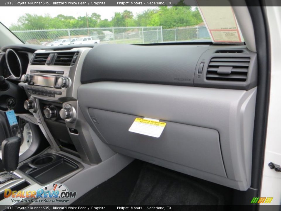2013 Toyota 4Runner SR5 Blizzard White Pearl / Graphite Photo #19