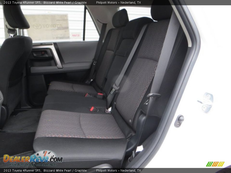 2013 Toyota 4Runner SR5 Blizzard White Pearl / Graphite Photo #21