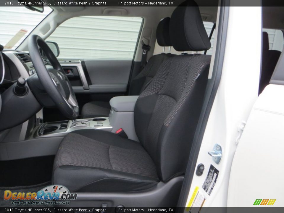 2013 Toyota 4Runner SR5 Blizzard White Pearl / Graphite Photo #24