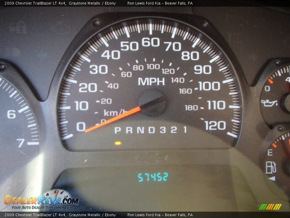 2009 Chevrolet TrailBlazer LT 4x4 Graystone Metallic / Ebony Photo #19