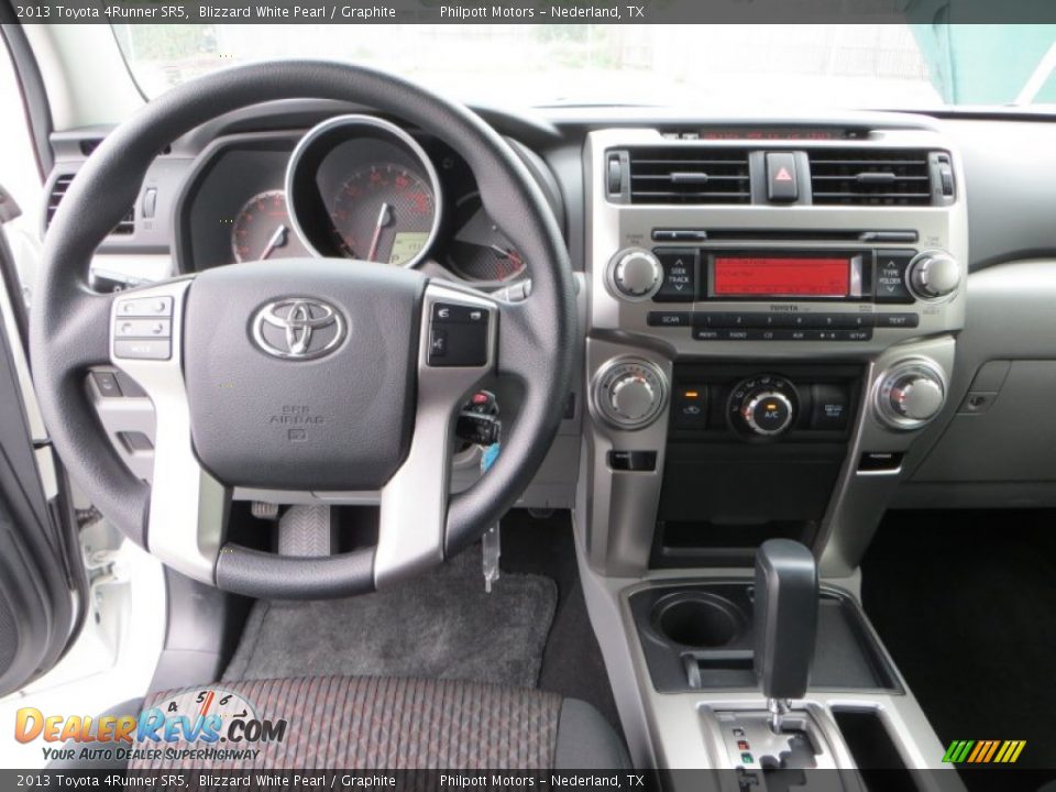 2013 Toyota 4Runner SR5 Blizzard White Pearl / Graphite Photo #26