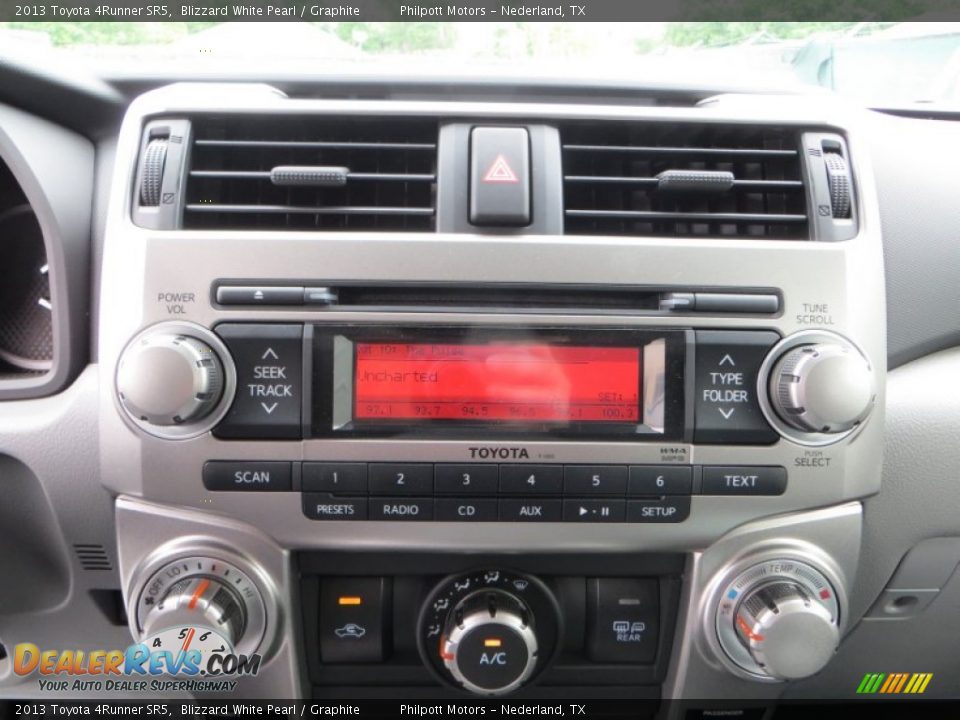 2013 Toyota 4Runner SR5 Blizzard White Pearl / Graphite Photo #28