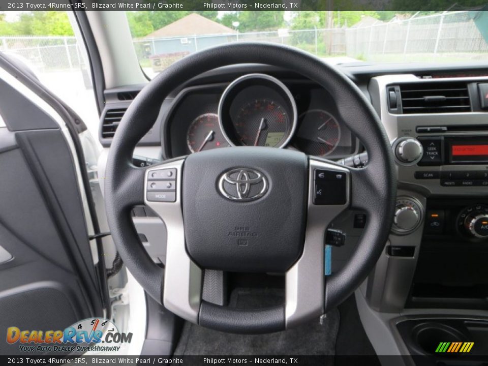 2013 Toyota 4Runner SR5 Blizzard White Pearl / Graphite Photo #32
