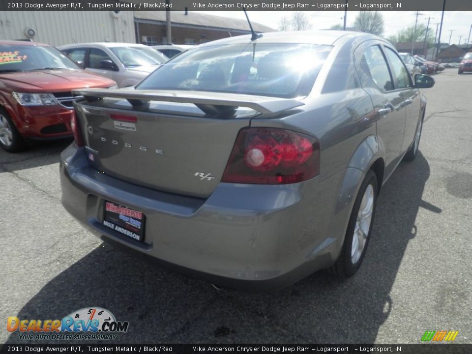 2013 Dodge Avenger R/T Tungsten Metallic / Black/Red Photo #3