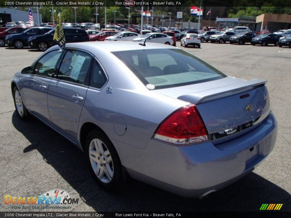 2006 Chevrolet Impala LTZ Glacier Blue Metallic / Gray Photo #6