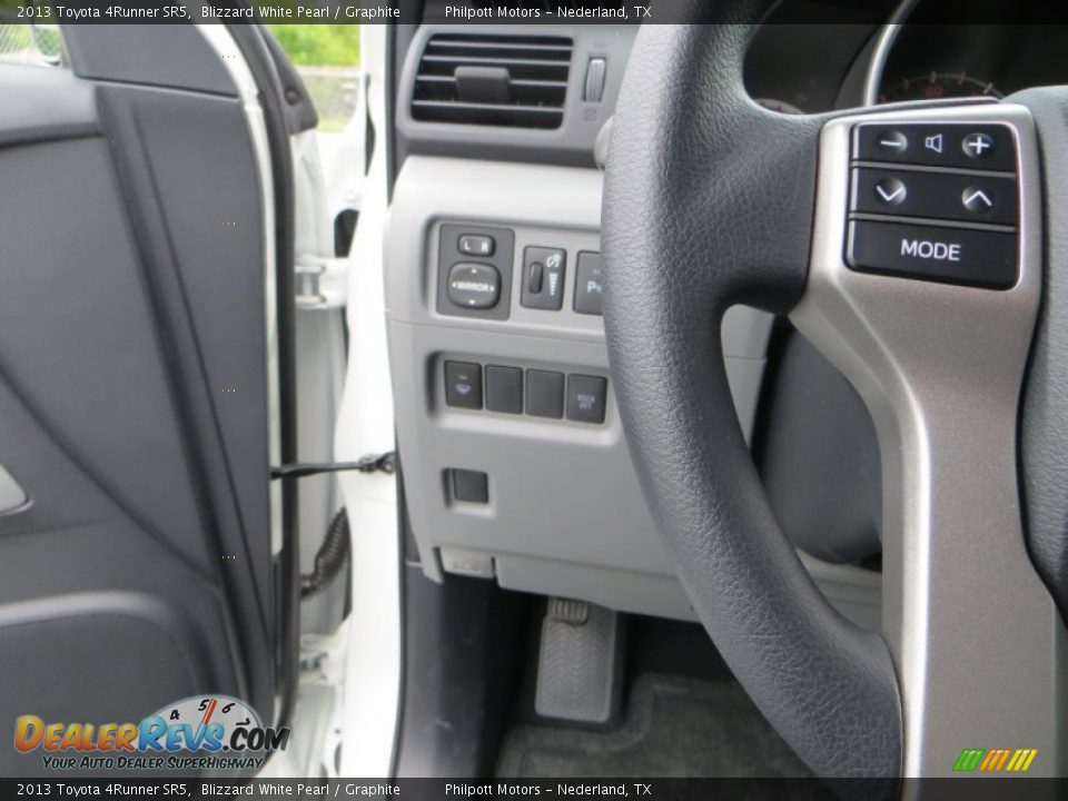 2013 Toyota 4Runner SR5 Blizzard White Pearl / Graphite Photo #34