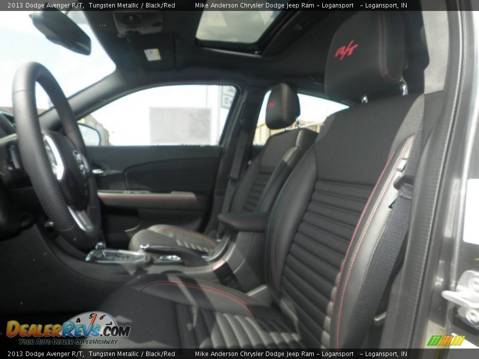 2013 Dodge Avenger R/T Tungsten Metallic / Black/Red Photo #4