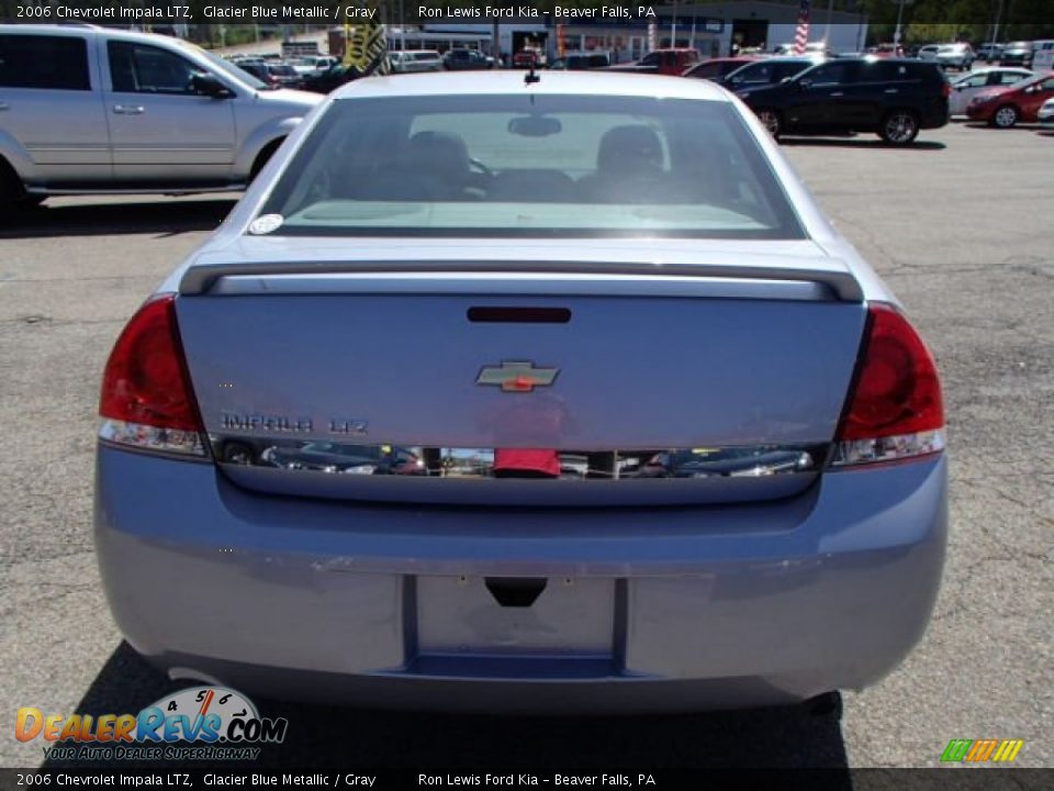 2006 Chevrolet Impala LTZ Glacier Blue Metallic / Gray Photo #7
