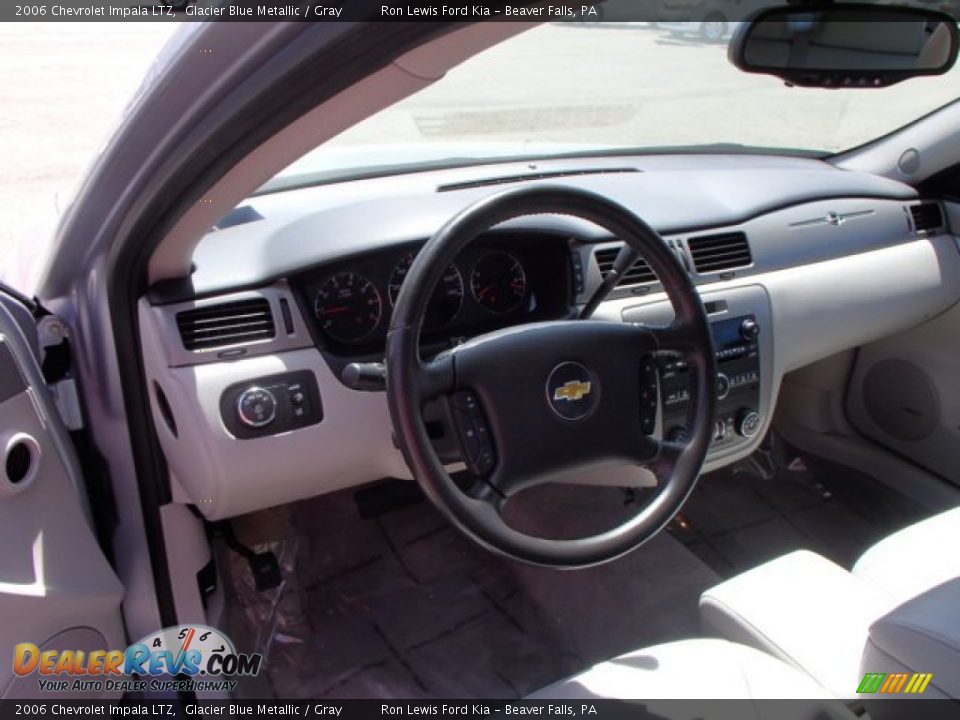 2006 Chevrolet Impala LTZ Glacier Blue Metallic / Gray Photo #10