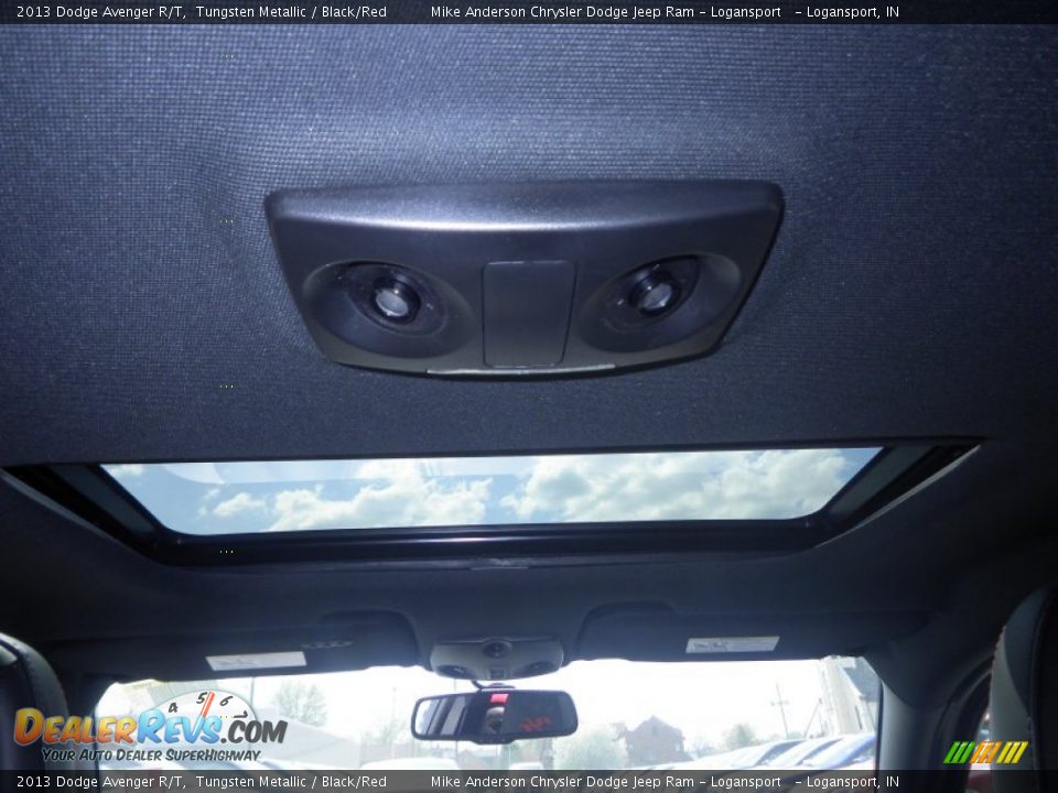 2013 Dodge Avenger R/T Tungsten Metallic / Black/Red Photo #13