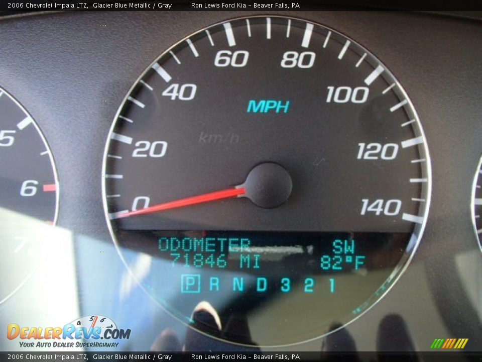 2006 Chevrolet Impala LTZ Glacier Blue Metallic / Gray Photo #19