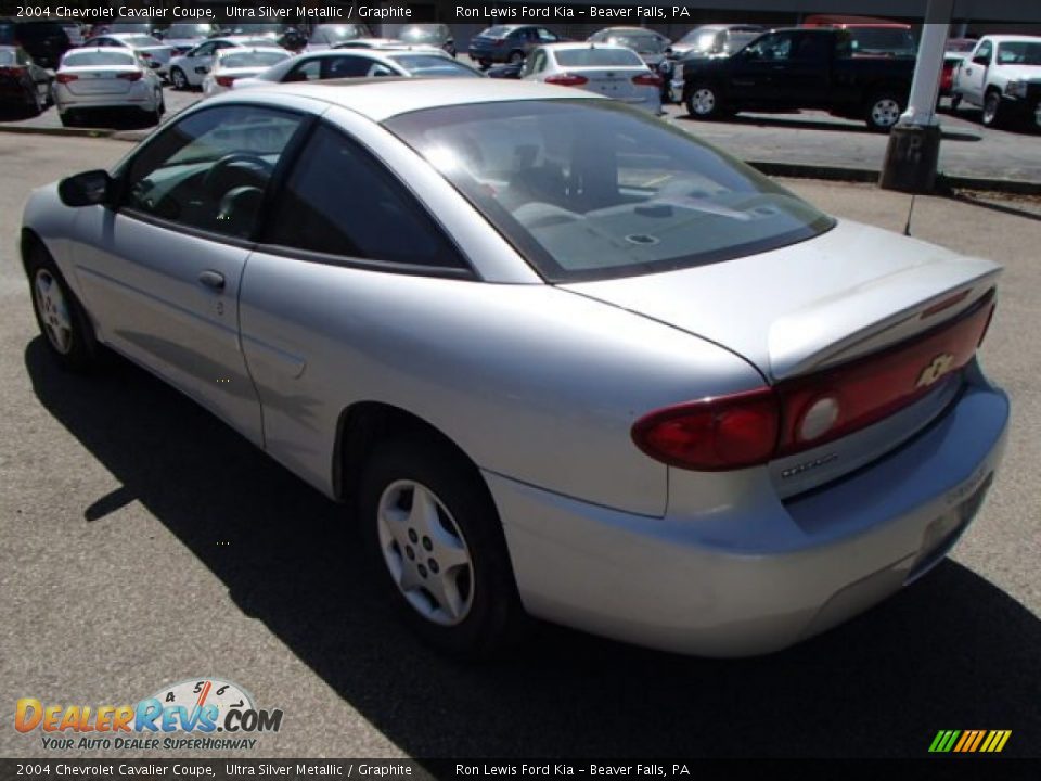 2004 Chevrolet Cavalier Coupe Ultra Silver Metallic / Graphite Photo #6