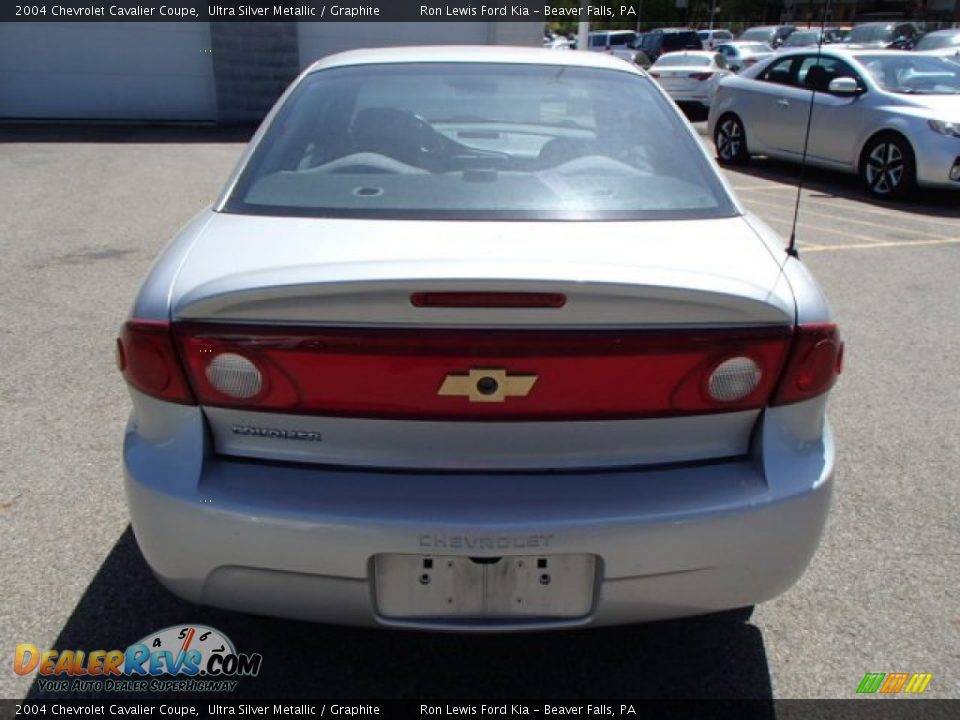 2004 Chevrolet Cavalier Coupe Ultra Silver Metallic / Graphite Photo #7