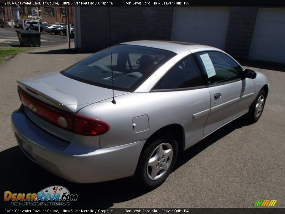 2004 Chevrolet Cavalier Coupe Ultra Silver Metallic / Graphite Photo #8