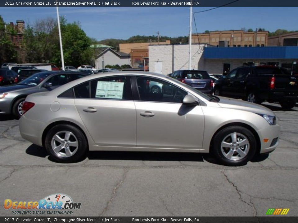 2013 Chevrolet Cruze LT Champagne Silver Metallic / Jet Black Photo #1