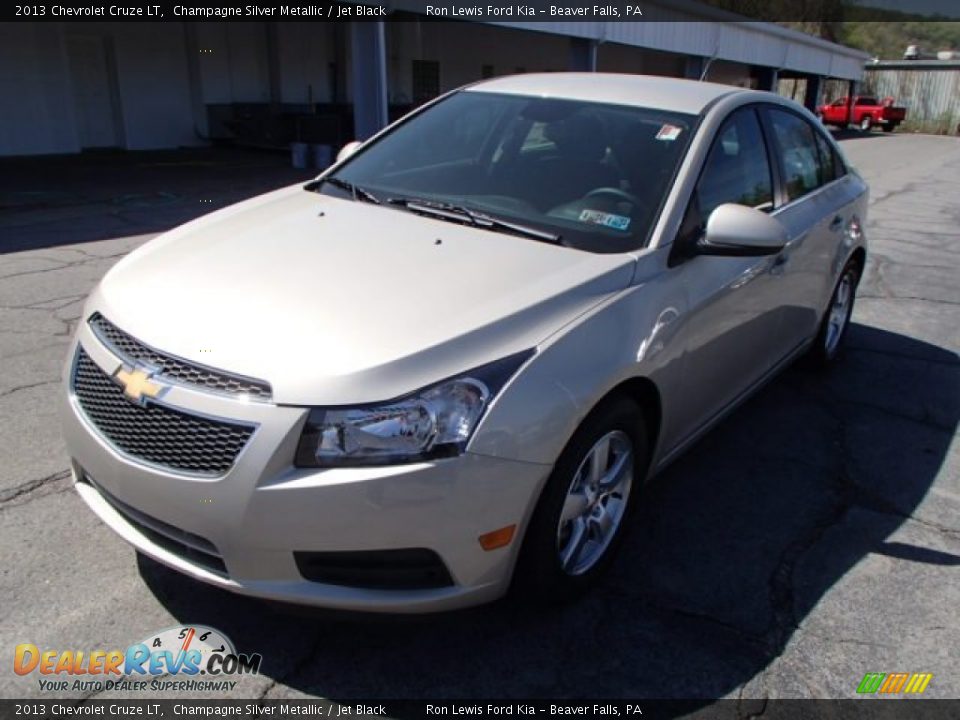 2013 Chevrolet Cruze LT Champagne Silver Metallic / Jet Black Photo #4