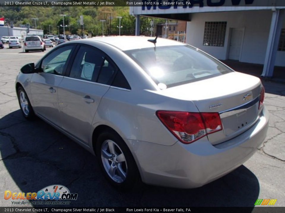2013 Chevrolet Cruze LT Champagne Silver Metallic / Jet Black Photo #6