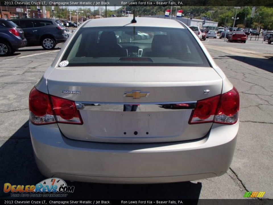 2013 Chevrolet Cruze LT Champagne Silver Metallic / Jet Black Photo #7