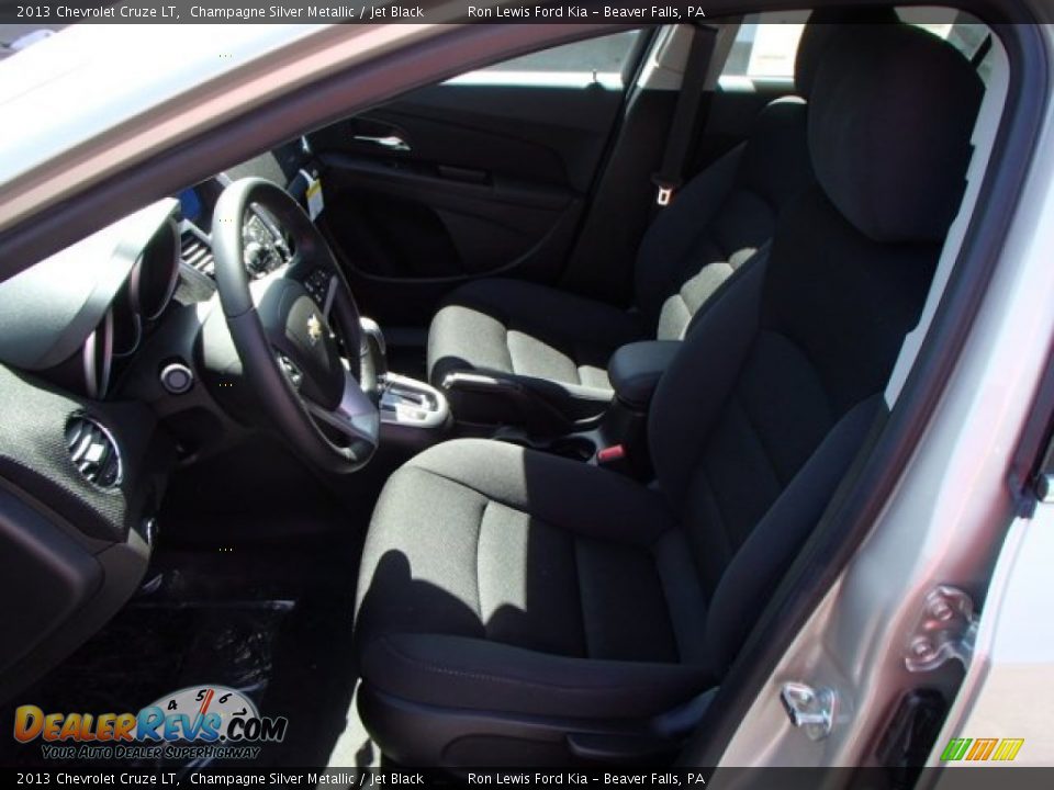 2013 Chevrolet Cruze LT Champagne Silver Metallic / Jet Black Photo #11