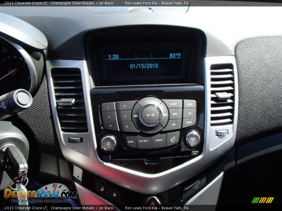 2013 Chevrolet Cruze LT Champagne Silver Metallic / Jet Black Photo #16