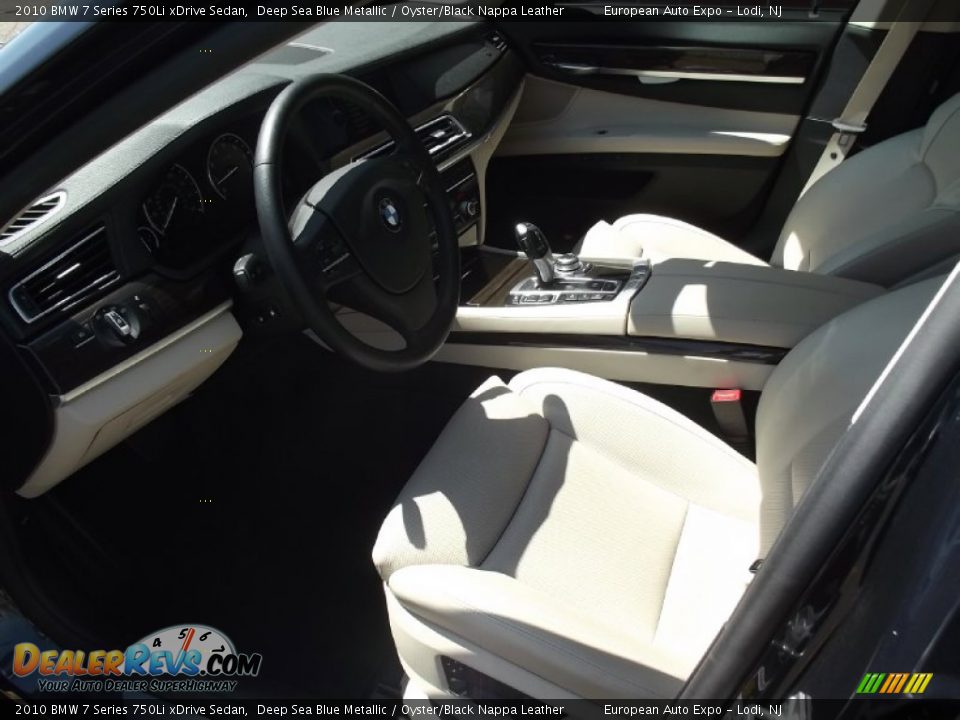 2010 BMW 7 Series 750Li xDrive Sedan Deep Sea Blue Metallic / Oyster/Black Nappa Leather Photo #7