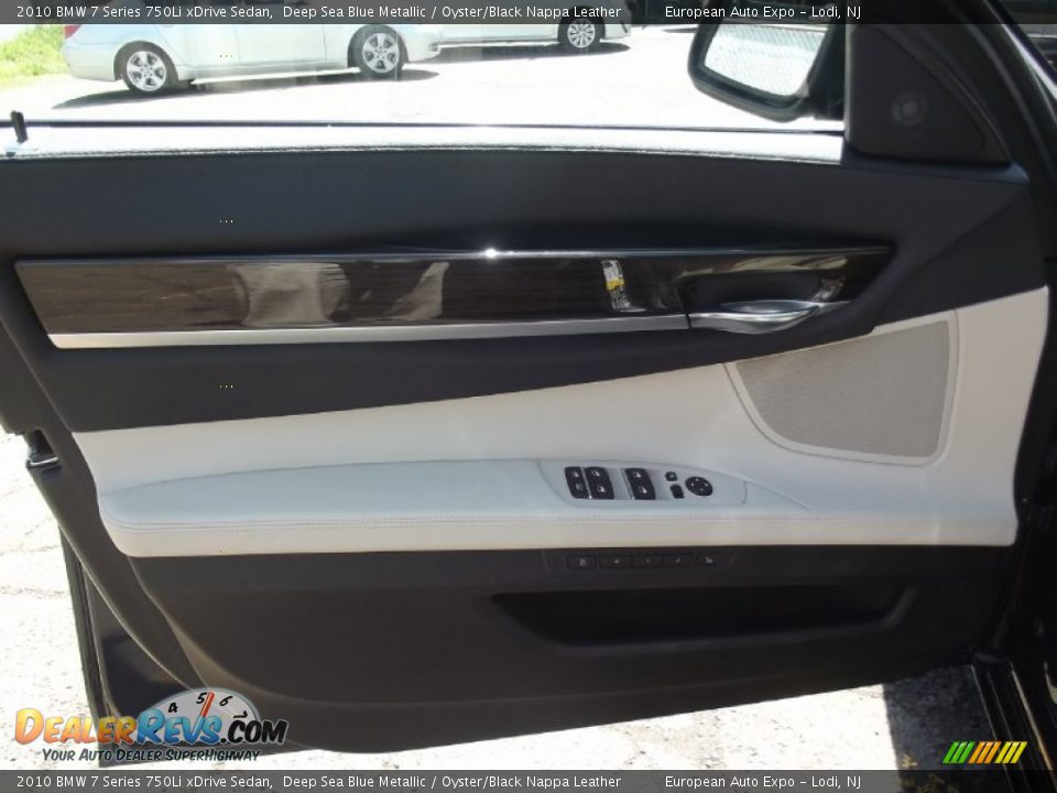 2010 BMW 7 Series 750Li xDrive Sedan Deep Sea Blue Metallic / Oyster/Black Nappa Leather Photo #9