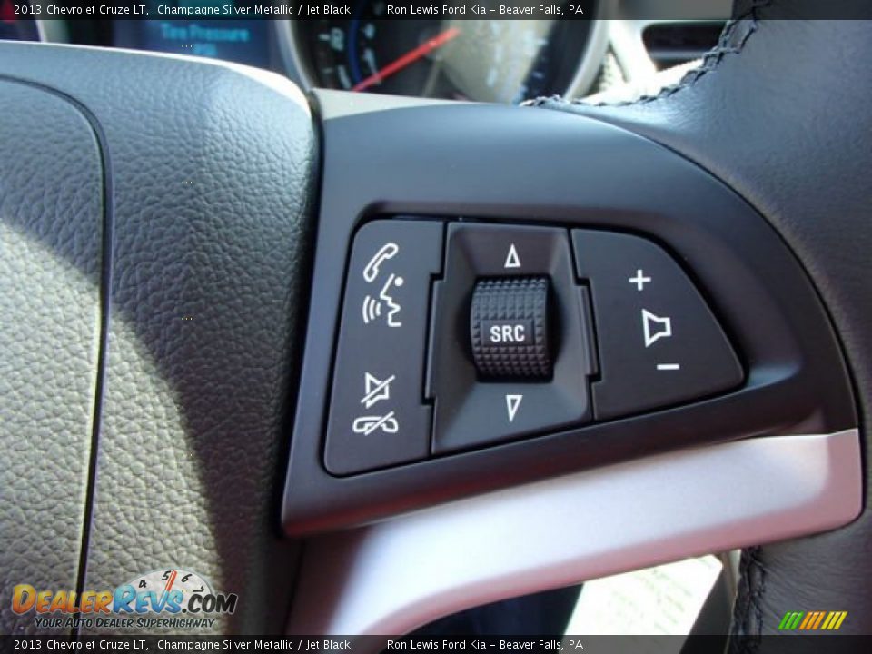 2013 Chevrolet Cruze LT Champagne Silver Metallic / Jet Black Photo #19
