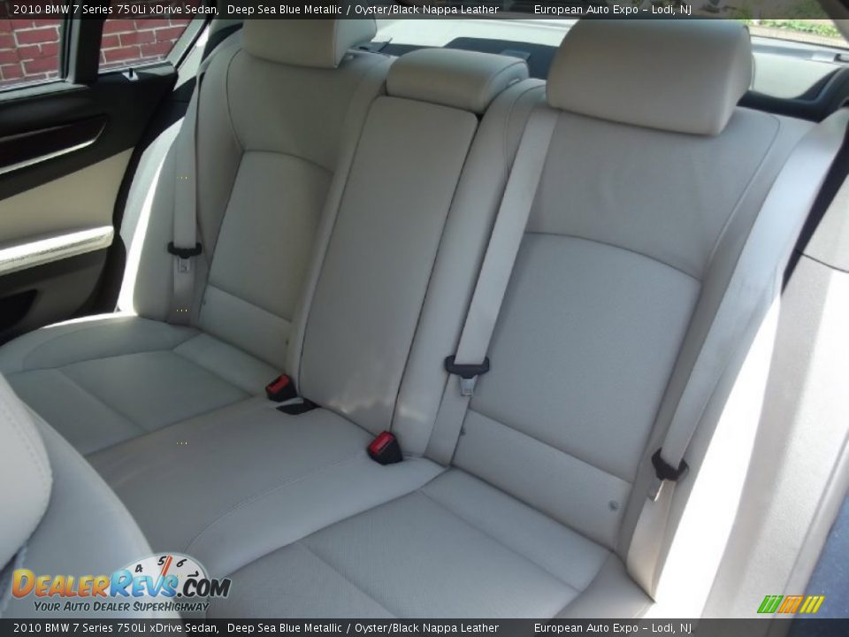 2010 BMW 7 Series 750Li xDrive Sedan Deep Sea Blue Metallic / Oyster/Black Nappa Leather Photo #11