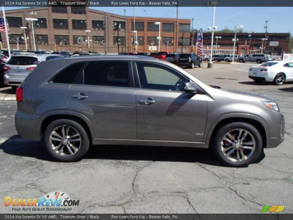 2014 Kia Sorento SX V6 AWD Titanium Silver / Black Photo #1